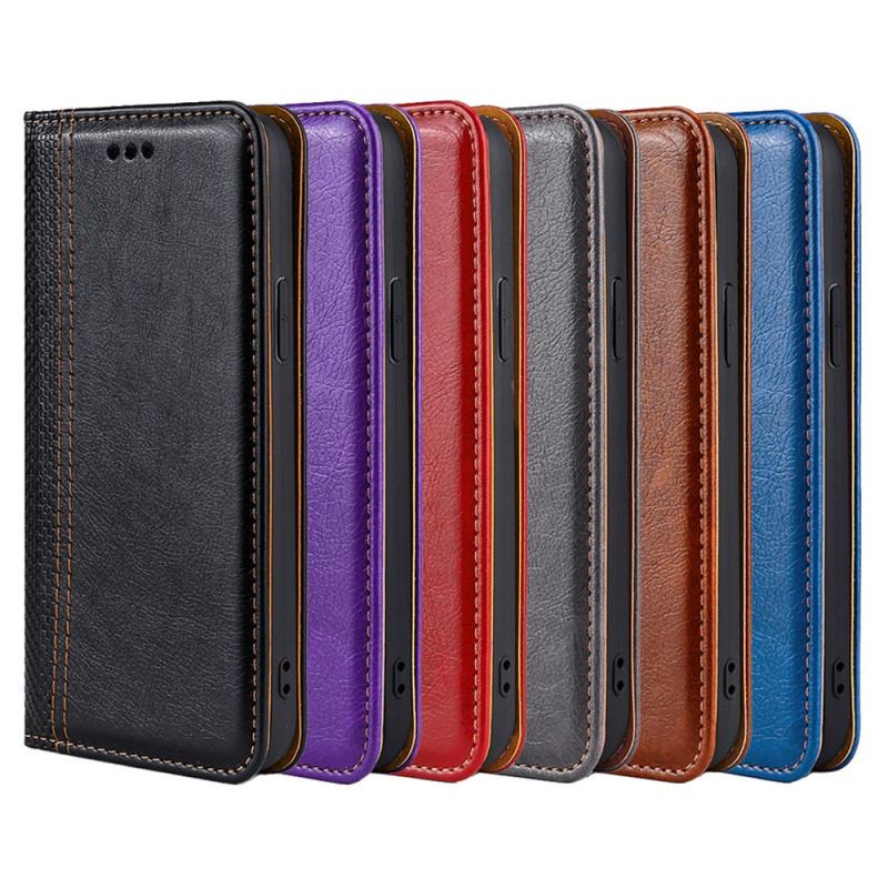 Capa De Celular Para Samsung Galaxy A03s Flip Estilo Vintage De Couro