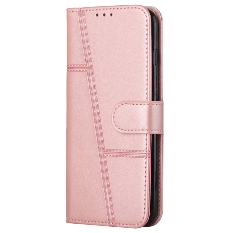 Capa Em Pele Para Samsung Galaxy A03s De Cordão Strappy Geo Leather Effect