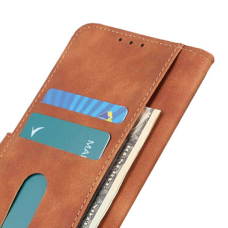 Capa Flip Para Samsung Galaxy A03s Efeito Couro Vintage Khazneh