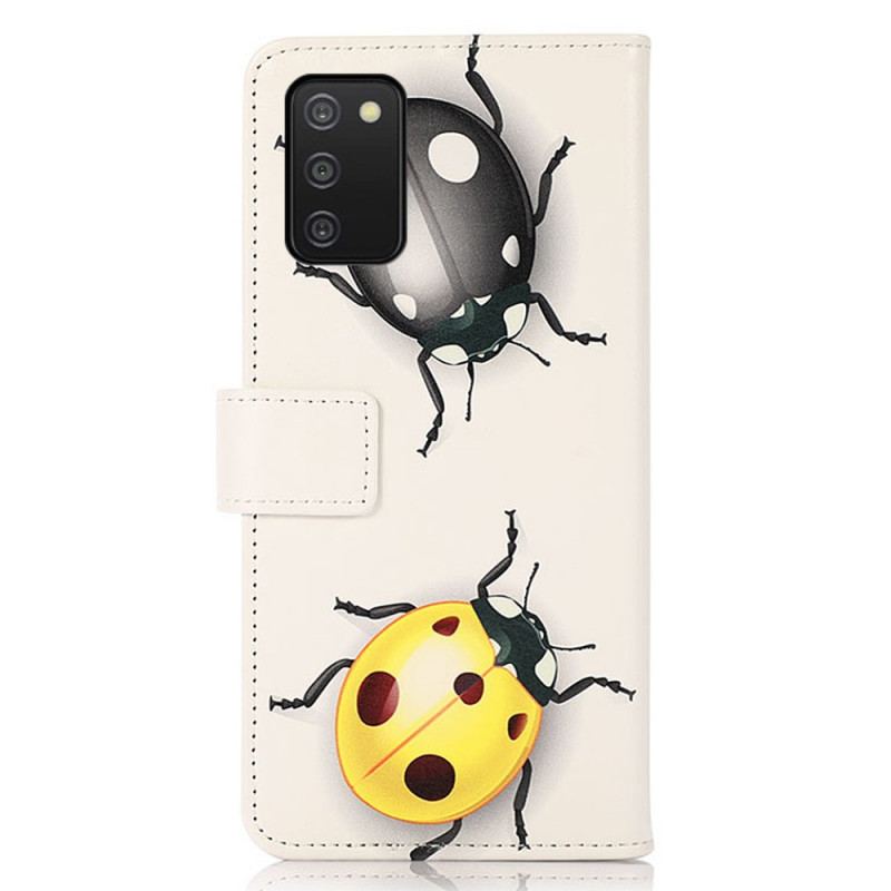 Capa Flip Para Samsung Galaxy A03s Joaninha