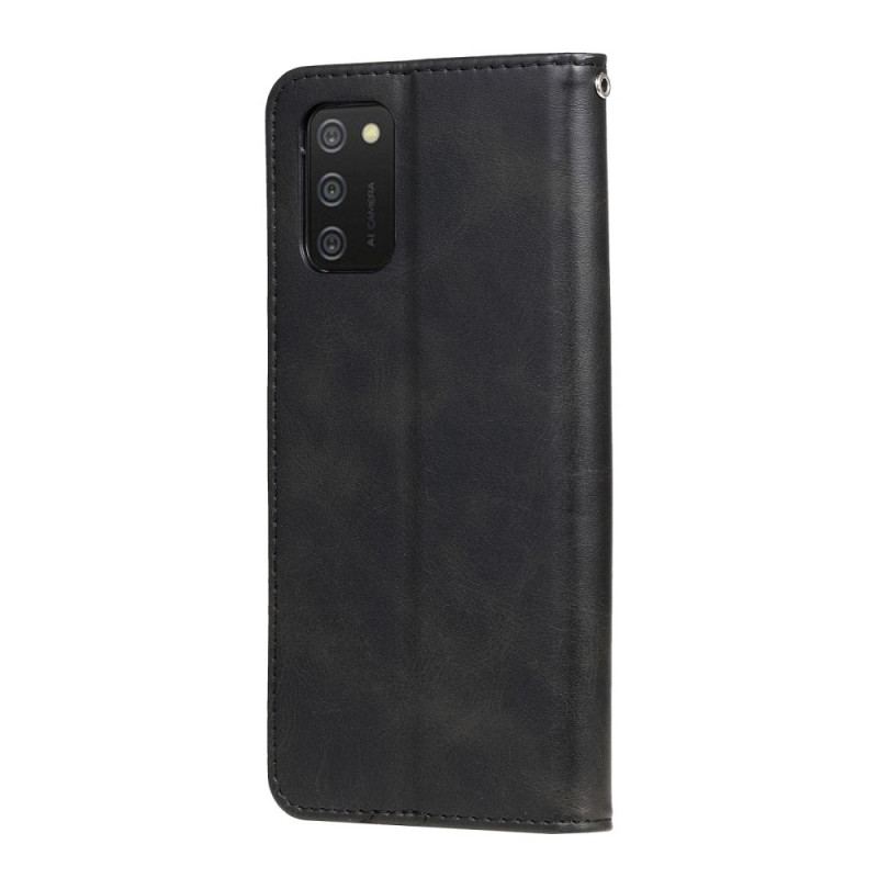 Capa Folio Para Samsung Galaxy A03s Carteira