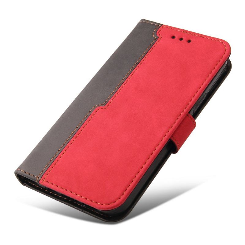 Capa Folio Para Samsung Galaxy A03s Dois Tons