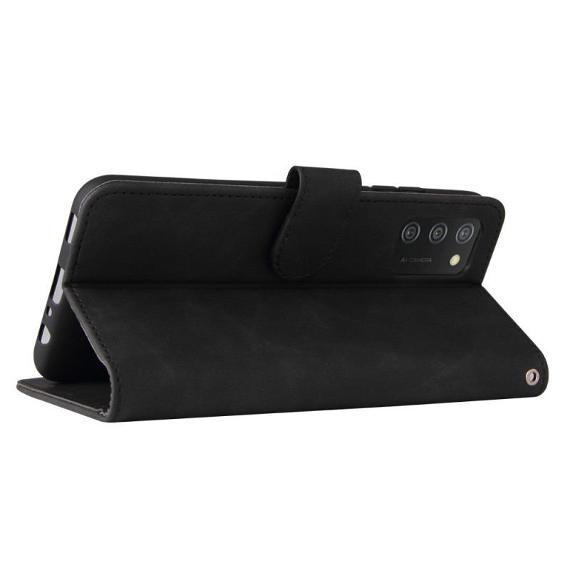 Capa Folio Para Samsung Galaxy A03s Toque De Pele