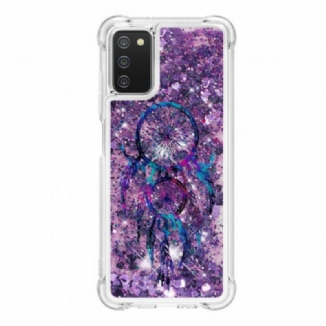 Capa Para Samsung Galaxy A03s Apanhador De Sonhos Glitter