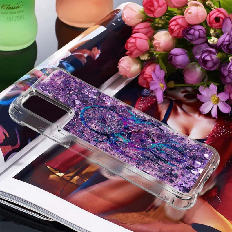 Capa Para Samsung Galaxy A03s Apanhador De Sonhos Glitter