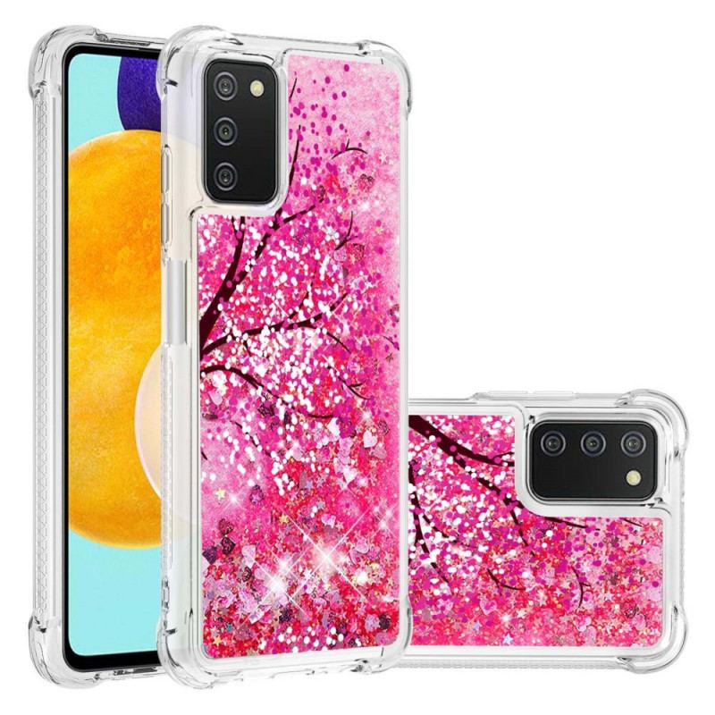 Capa Para Samsung Galaxy A03s Árvore Glitter