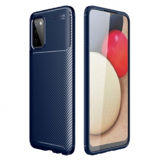 Capa Para Samsung Galaxy A03s Fibra De Carbono Flexível