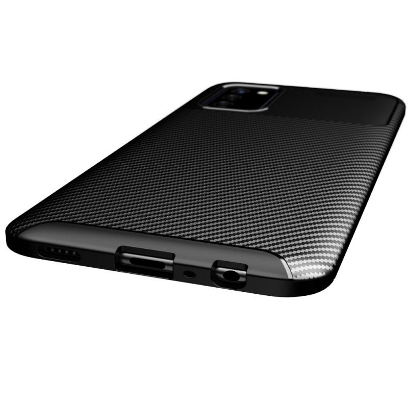 Capa Para Samsung Galaxy A03s Fibra De Carbono Flexível