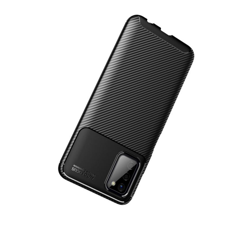 Capa Para Samsung Galaxy A03s Fibra De Carbono Flexível