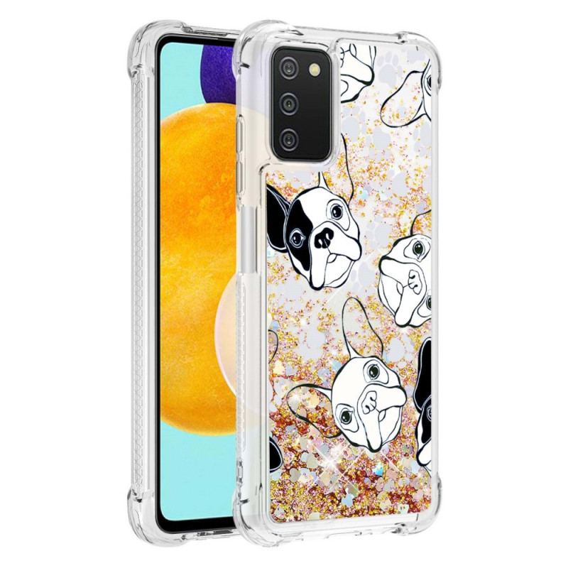 Capa Para Samsung Galaxy A03s Mr Dog Lantejoulas