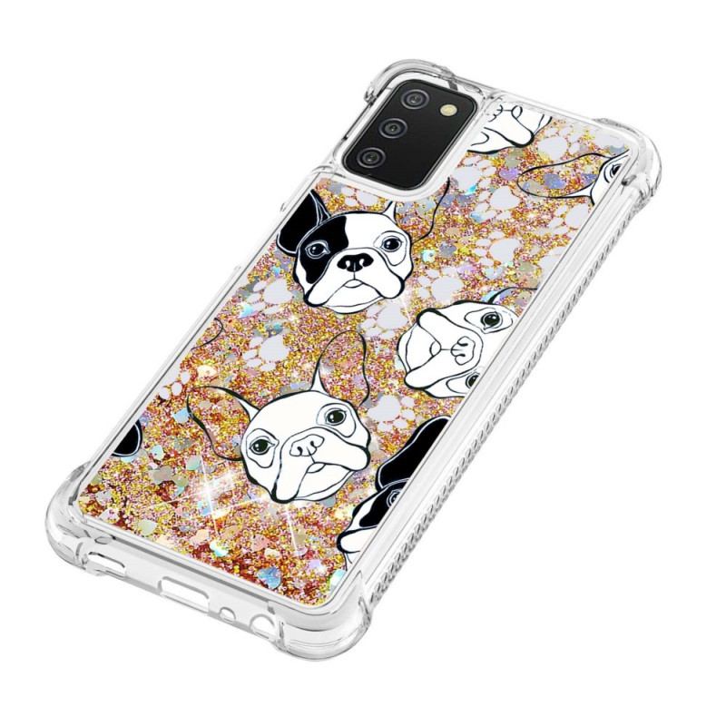 Capa Para Samsung Galaxy A03s Mr Dog Lantejoulas