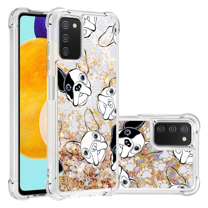 Capa Para Samsung Galaxy A03s Mr Dog Lantejoulas