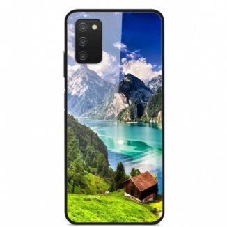 Capa Para Samsung Galaxy A03s Paisagem Da Galáxia