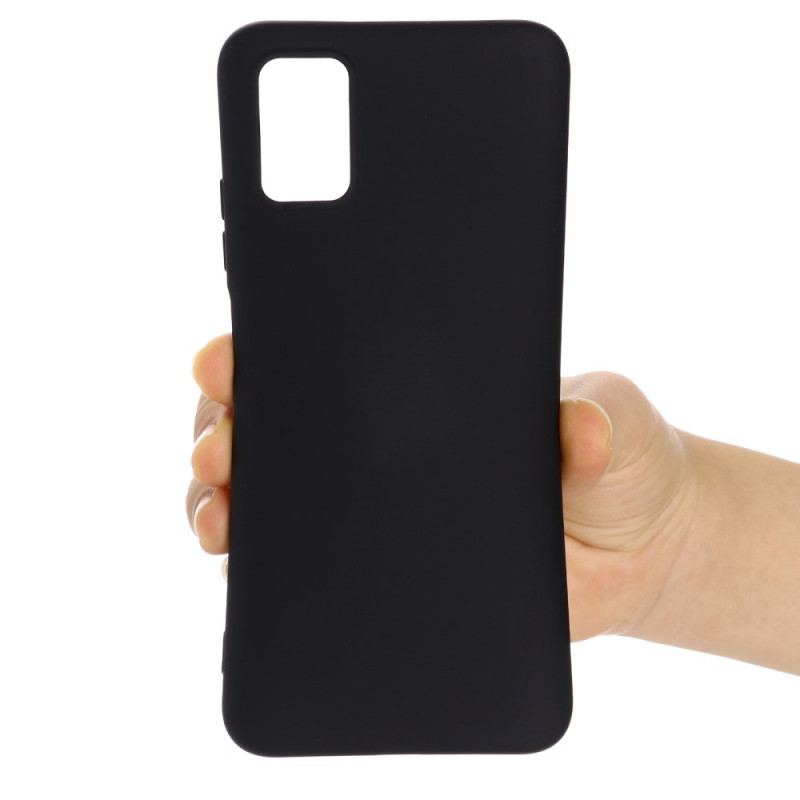 Capa Para Samsung Galaxy A03s Silicone Líquido Com Cordão