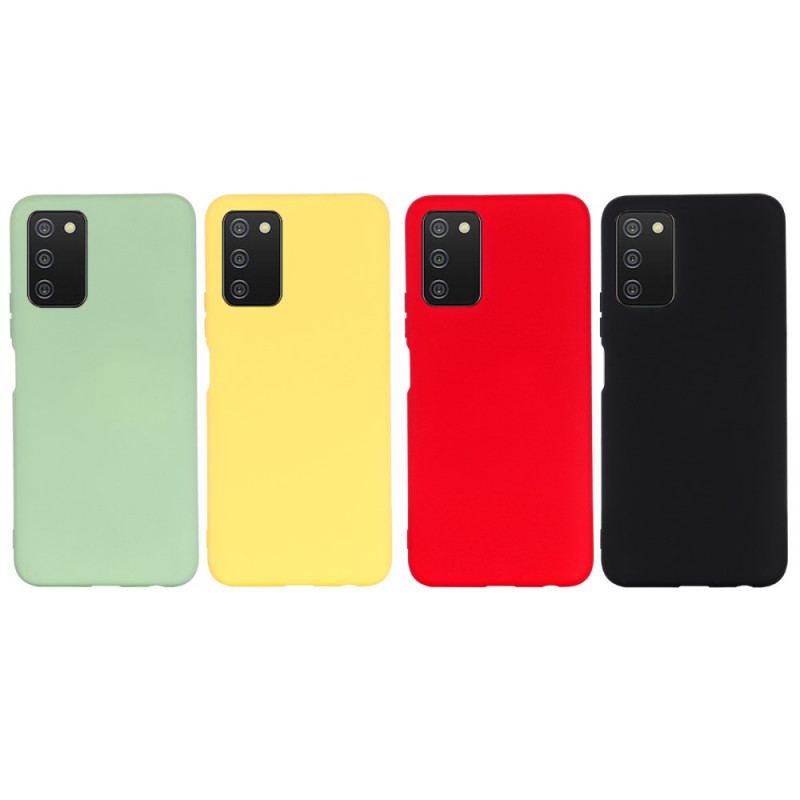 Capa Para Samsung Galaxy A03s Silicone Líquido Com Cordão