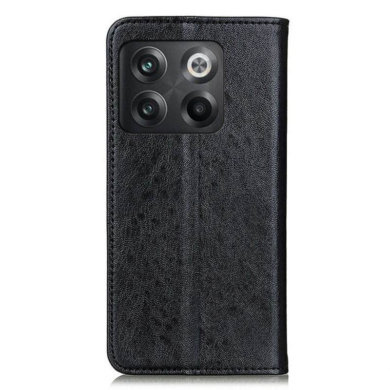 Capa De Celular Para OnePlus 10T 5G Flip Couro Sintético Texturizado