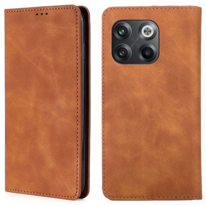 Capa De Celular Para OnePlus 10T 5G Flip Toque De Pele