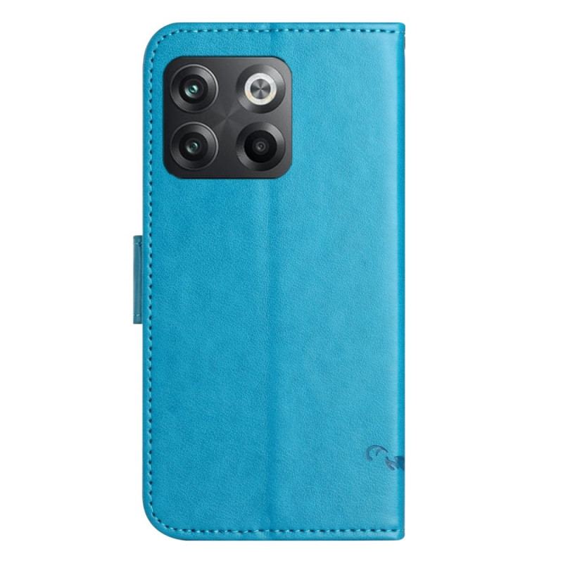 Capa Em Pele Para OnePlus 10T 5G Floral