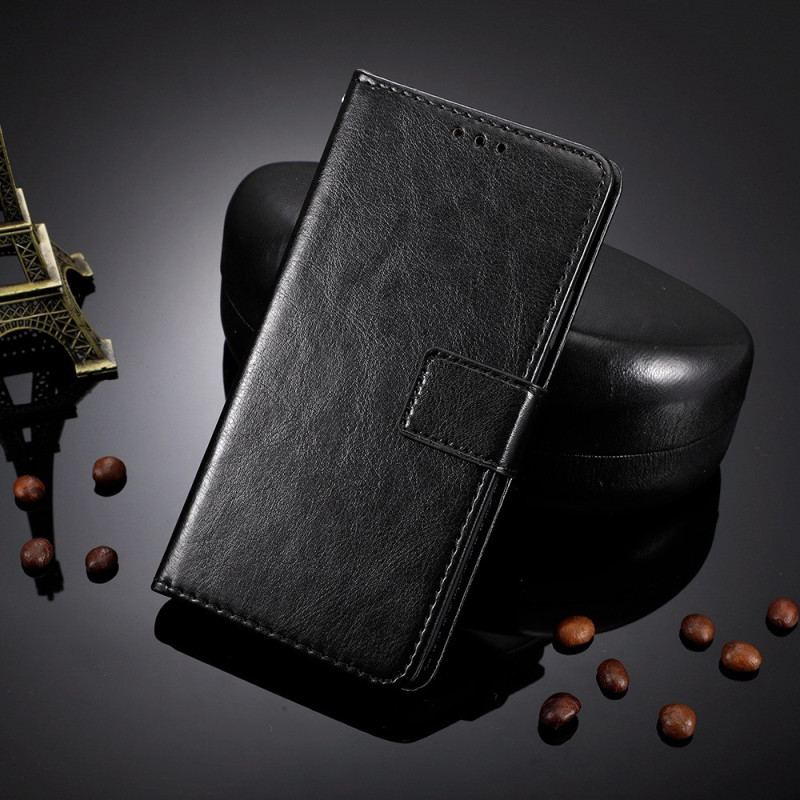 Capa Flip Para OnePlus 10T 5G De Cordão Couro Sintético Chamativo Com Alça