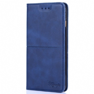 Capa Flip Para OnePlus 10T 5G Costura De Couro Falso