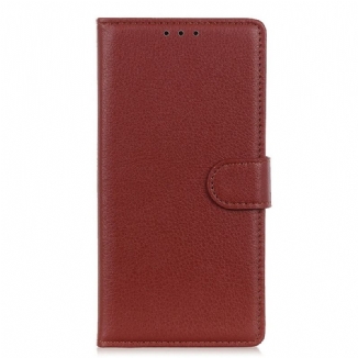 Capa Flip Para OnePlus 10T 5G Couro Falso Tradicional