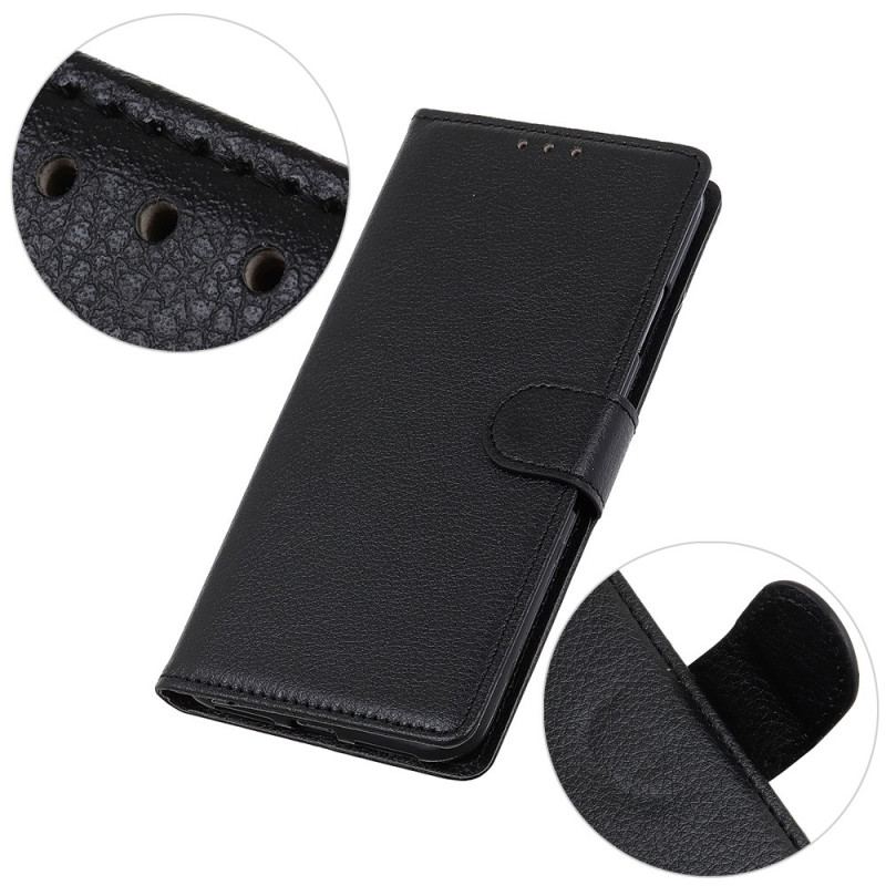 Capa Flip Para OnePlus 10T 5G Couro Falso Tradicional