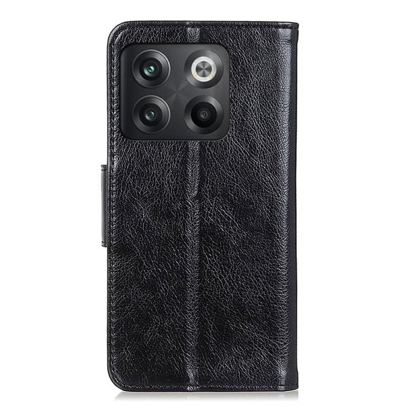 Capa Flip Para OnePlus 10T 5G Couro Nappa Dividido