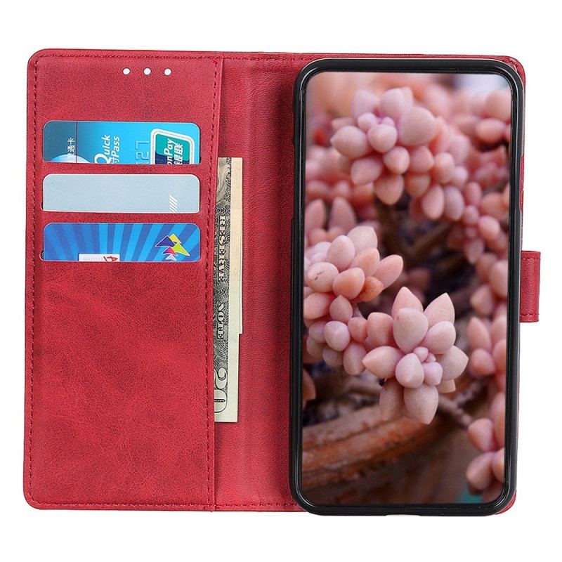 Capa Flip Para OnePlus 10T 5G Couro Sintético Fosco