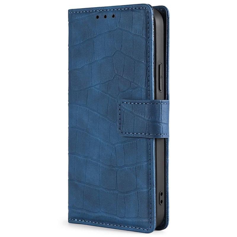 Capa Flip Para OnePlus 10T 5G Crocodilo