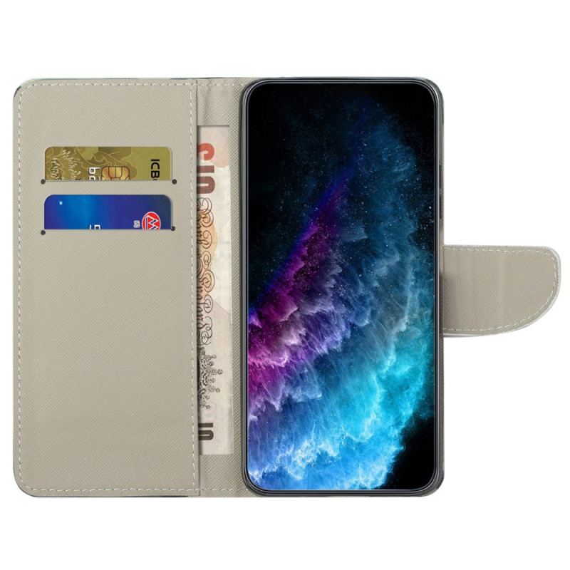 Capa Flip Para OnePlus 10T 5G Gangue Coruja