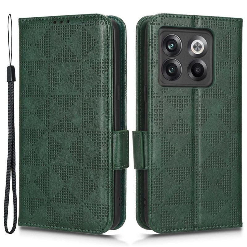 Capa Folio Para OnePlus 10T 5G De Cordão Estilo Strappy