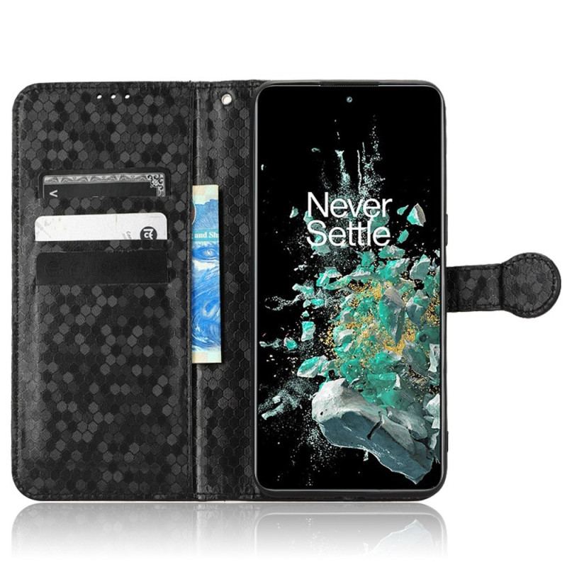 Capa Folio Para OnePlus 10T 5G De Cordão Padrão 3d Strappy