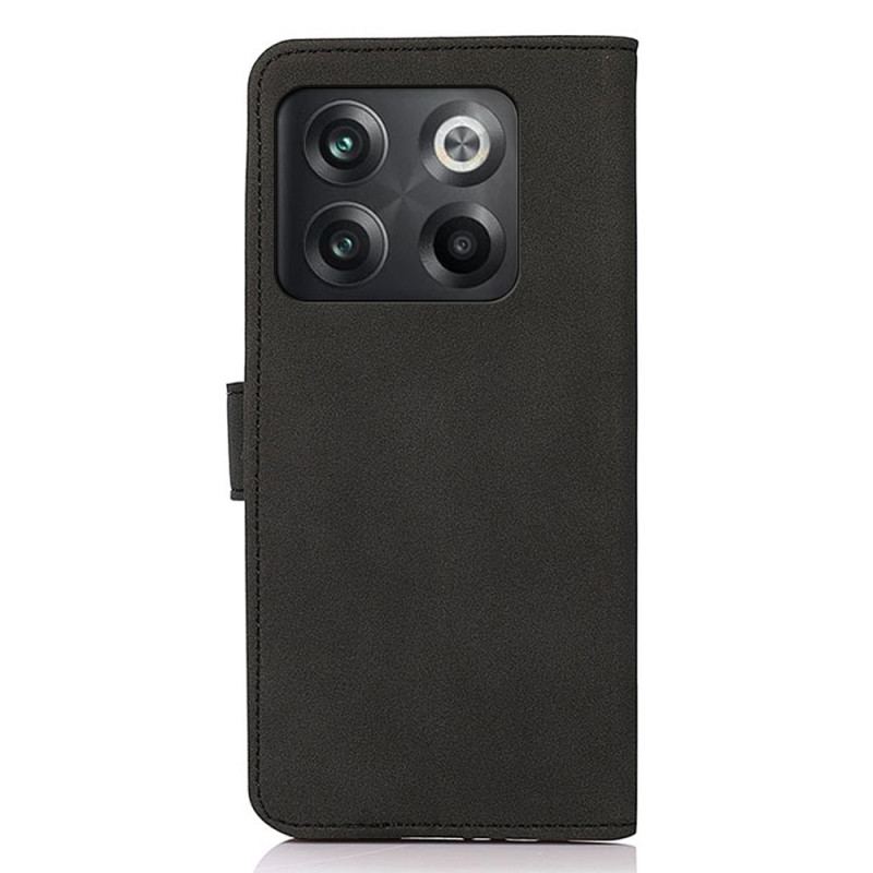 Capa Folio Para OnePlus 10T 5G Khazneh Moda Efeito Couro