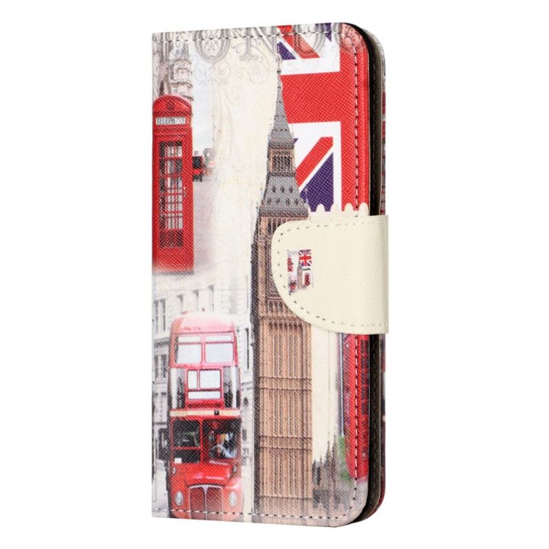 Capa Folio Para OnePlus 10T 5G Vida Em Londres