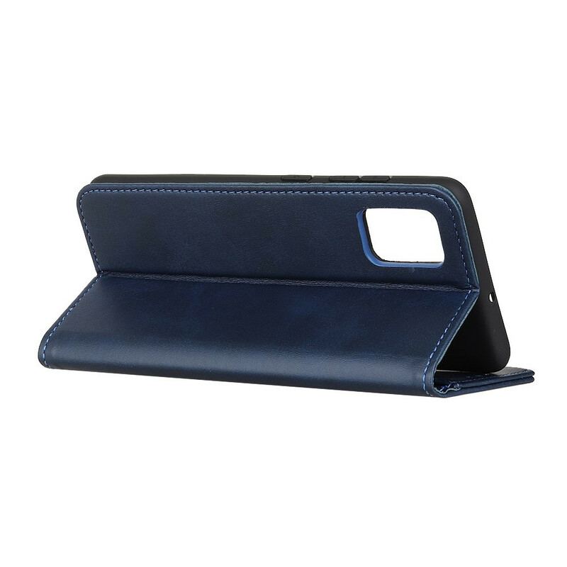 Capa De Celular Para Samsung Galaxy A31 Flip Couro Rachado