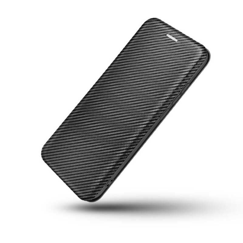 Capa De Celular Para Samsung Galaxy A31 Flip Fibra De Carbono