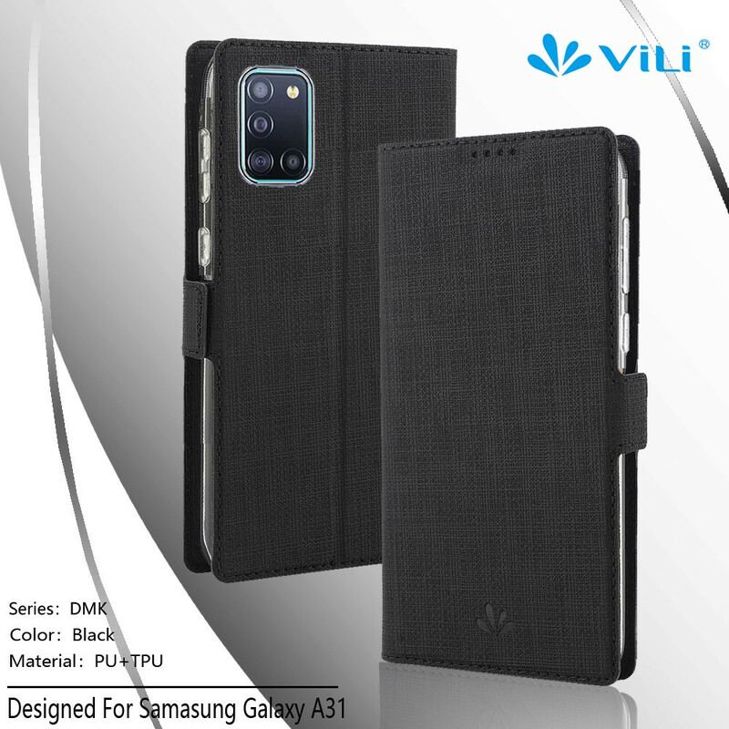 Capa De Celular Para Samsung Galaxy A31 Flip Vili Dmx Texturizado