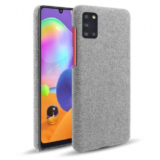 Capa De Celular Para Samsung Galaxy A31 Tecido Textura Ksq