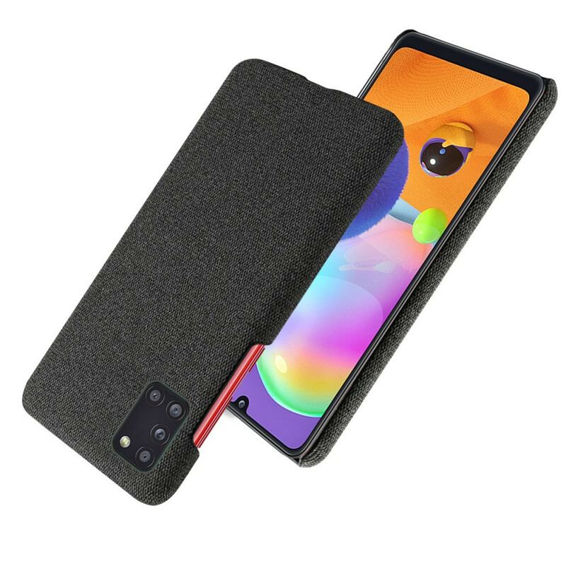 Capa De Celular Para Samsung Galaxy A31 Tecido Textura Ksq