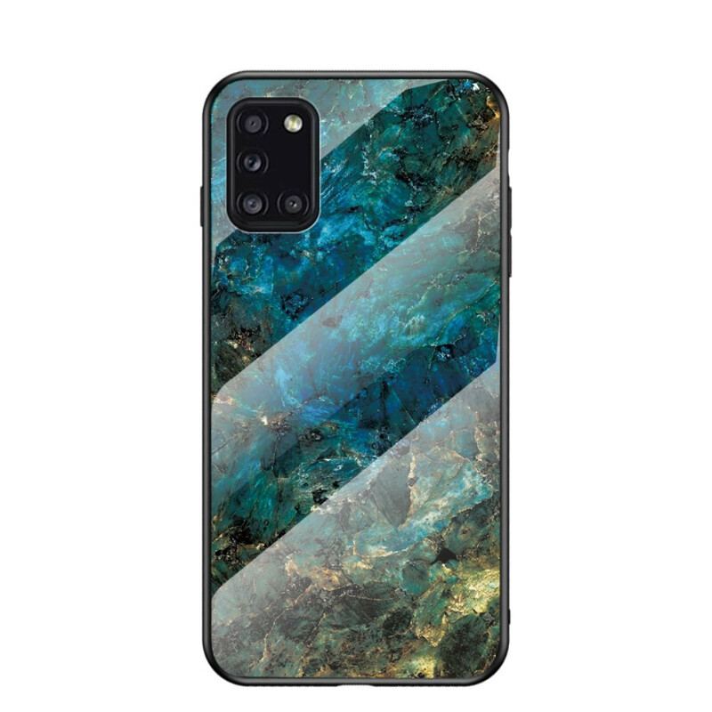 Capa De Celular Para Samsung Galaxy A31 Vidro Temperado De Cores Premium