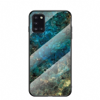 Capa De Celular Para Samsung Galaxy A31 Vidro Temperado De Cores Premium