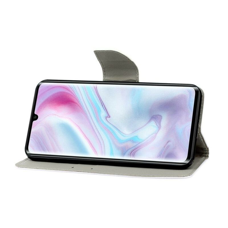 Capa De Couro Para Samsung Galaxy A31 Lençóis Coloridos Com Cordão