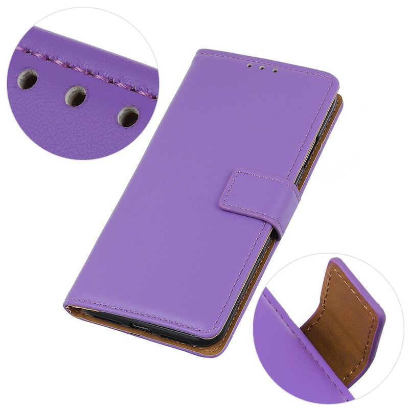 Capa De Couro Para Samsung Galaxy A31 Couro Sintético Liso