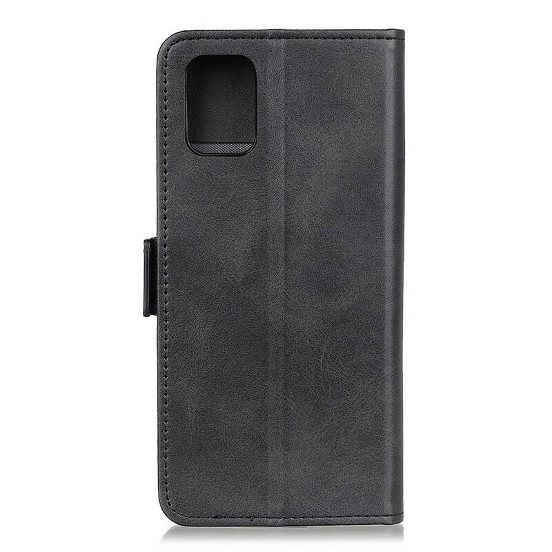 Capa Em Pele Para Samsung Galaxy A31 Flip Aba Dupla