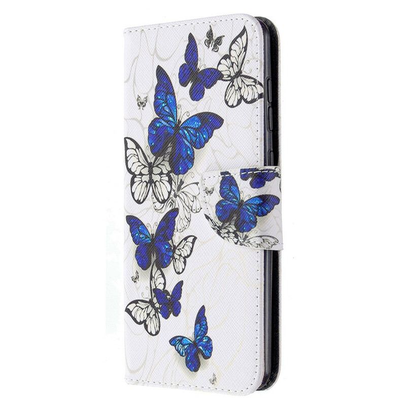 Capa Flip Para Samsung Galaxy A31 Borboletas