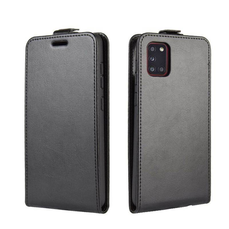 Capa Flip Para Samsung Galaxy A31 De Couro Efeito Couro Dobrável