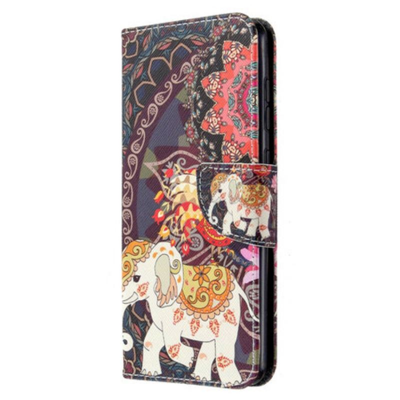 Capa Flip Para Samsung Galaxy A31 Elefante Indiano