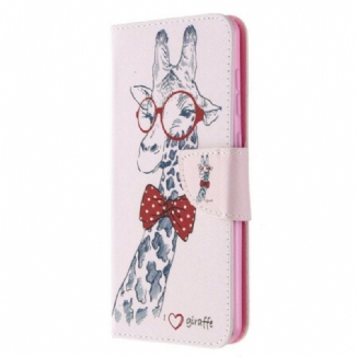 Capa Flip Para Samsung Galaxy A31 Girafa Inteligente