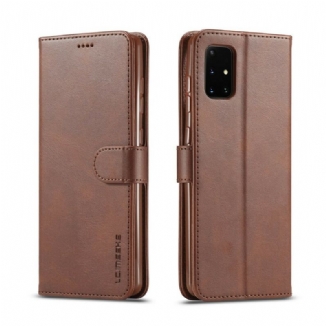 Capa Flip Para Samsung Galaxy A31 Lc.imeeke Efeito Couro