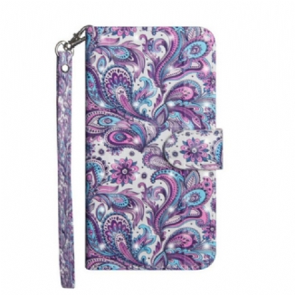 Capa Flip Para Samsung Galaxy A31 Padrões De Flores